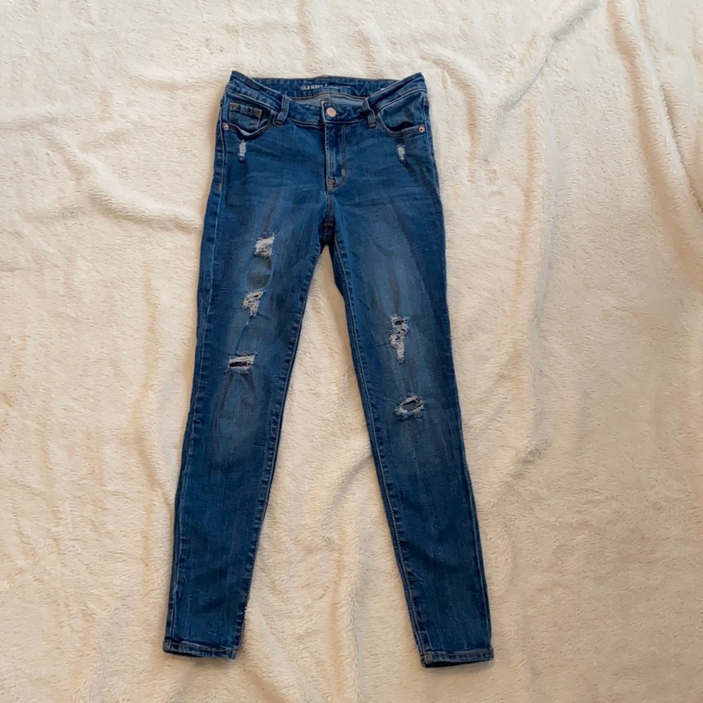 Ripped Blue Jeans